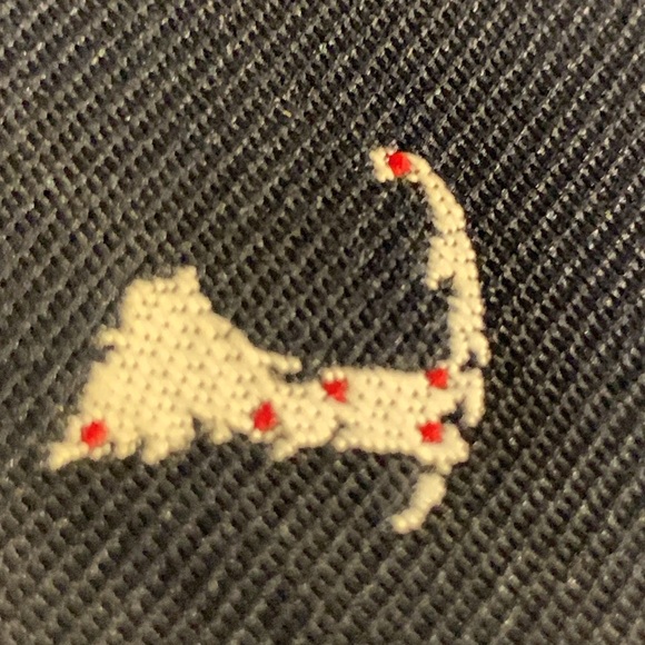 70’s VINTAGE CAPE COD MASSACHUSETTS MAP EMBROIDERED MAP NECKTIE - Picture 2 of 12